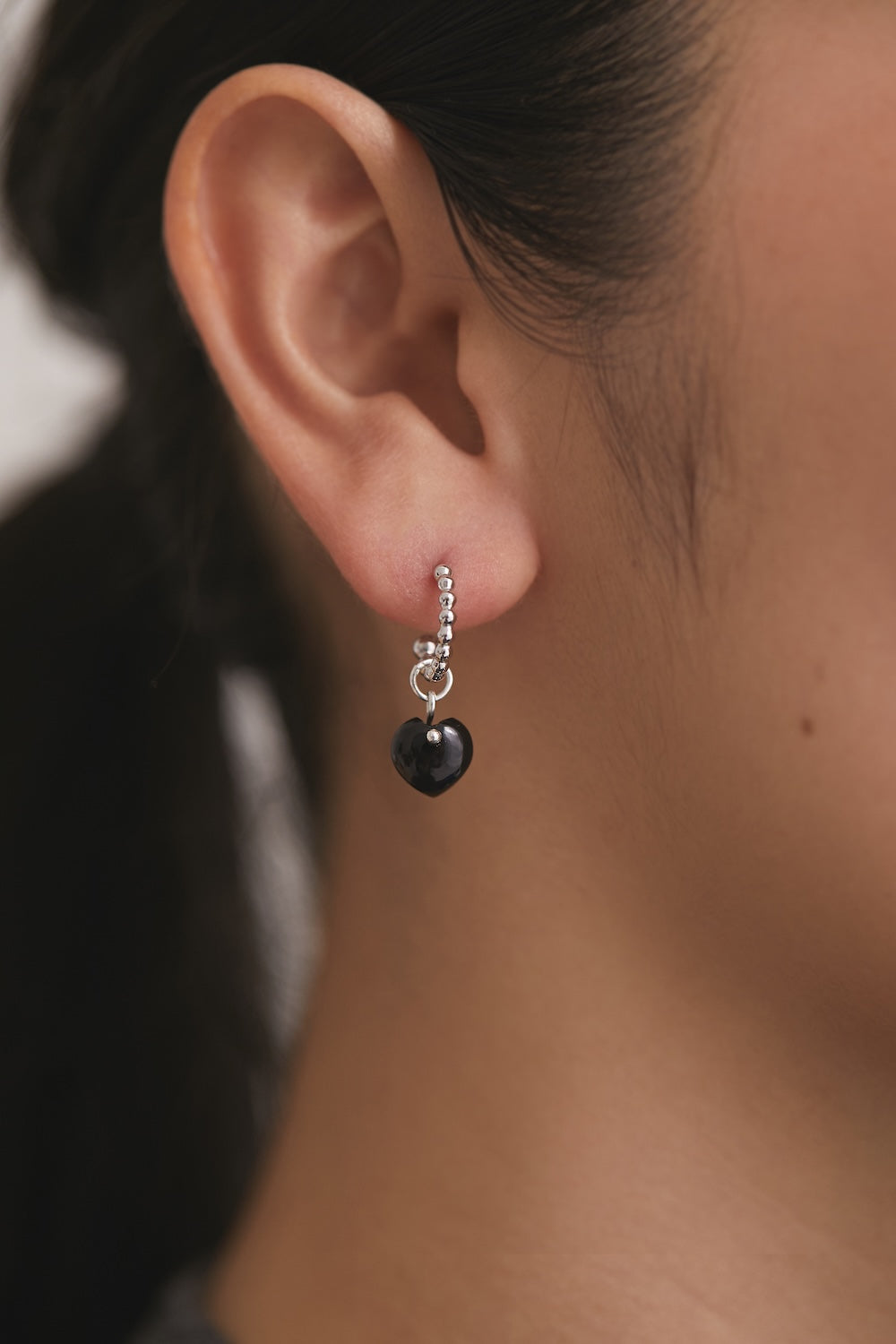 Ludique Onyx Heart Silver