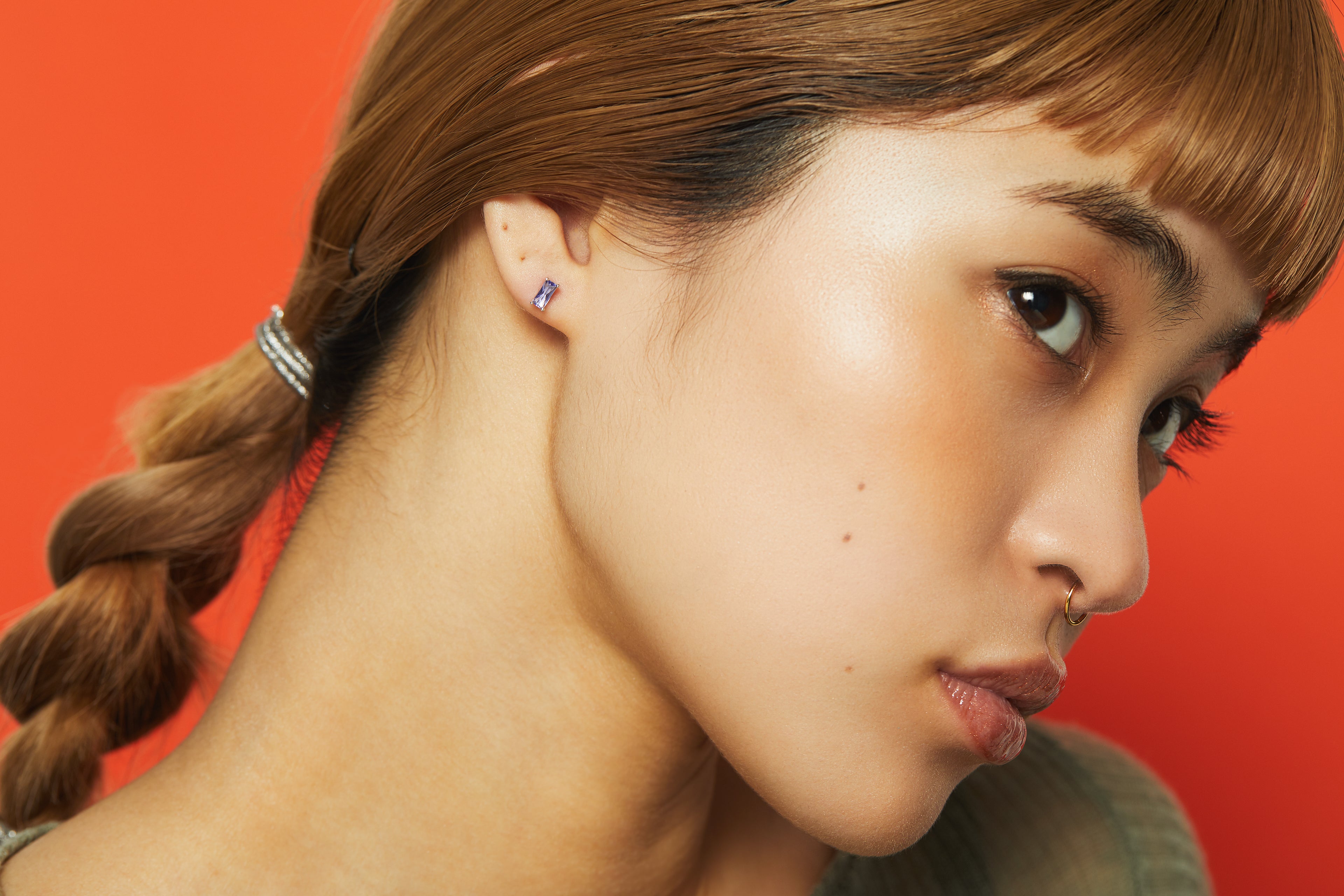 Honesty Rectangle Lavender blue