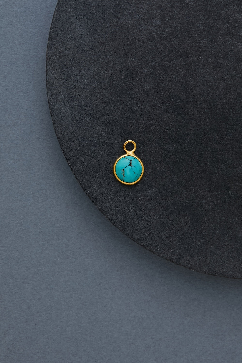 Ludique Round Turquoise Gold