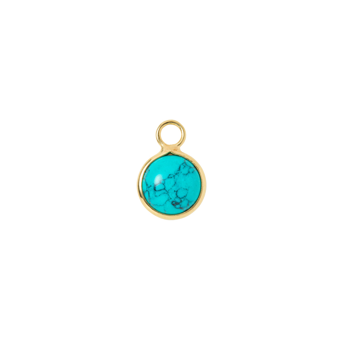 Ludique Round Turquoise Gold