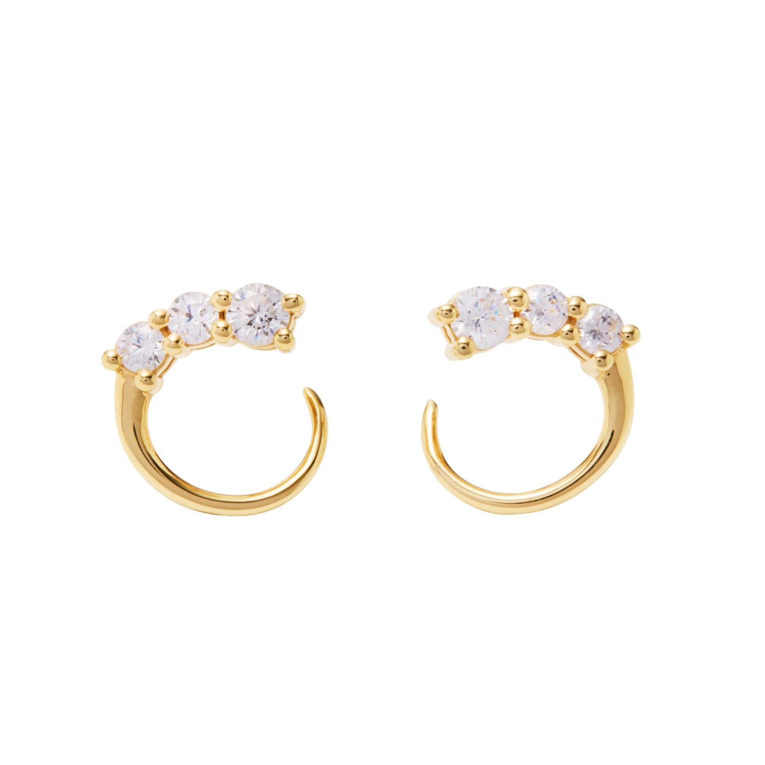 BAOLESS ピアス Honesty Aura Gold CZ-AU-YG BAOLESS ピアス Honesty Aura Gold CZ-AU-YG Hanaコラボ】ホースシュー